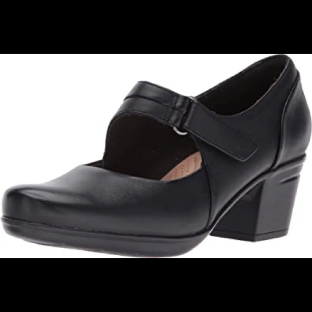 Clarks emslie lulin comfort mary janes adjustable
